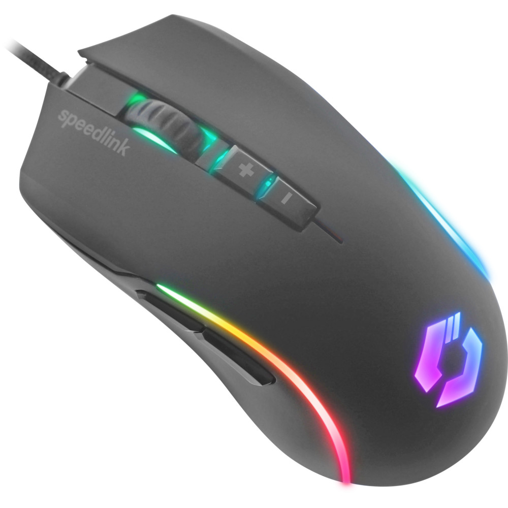 SPEEDLINK SL-680022-RRBK souris Jouer USB Type-A 6400 DPI