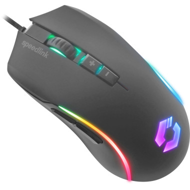 SPEEDLINK SL-680022-RRBK souris Jouer USB Type-A 6400 DPI