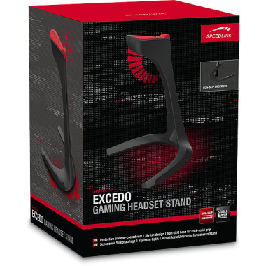 SPEEDLINK SL-800900-BK support Support passif Écouteurs, Casque Noir