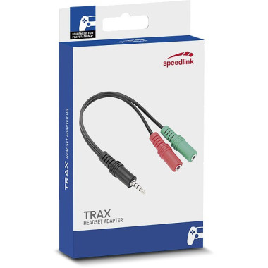 SPEEDLINK SL-450103-BK câble audio 0,23 m 3,5mm 2 x 3.5mm Noir