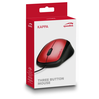 SPEEDLINK SL-610011-RD souris Bureau USB Type-A Optique 1000 DPI