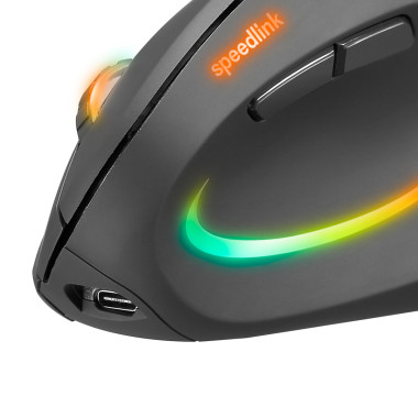 SPEEDLINK SL-630026-BK souris Jouer Droitier RF sans fil Optique 3200 DPI