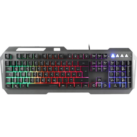 SPEEDLINK LUNERA clavier Jouer USB QWERTZ Allemand Noir