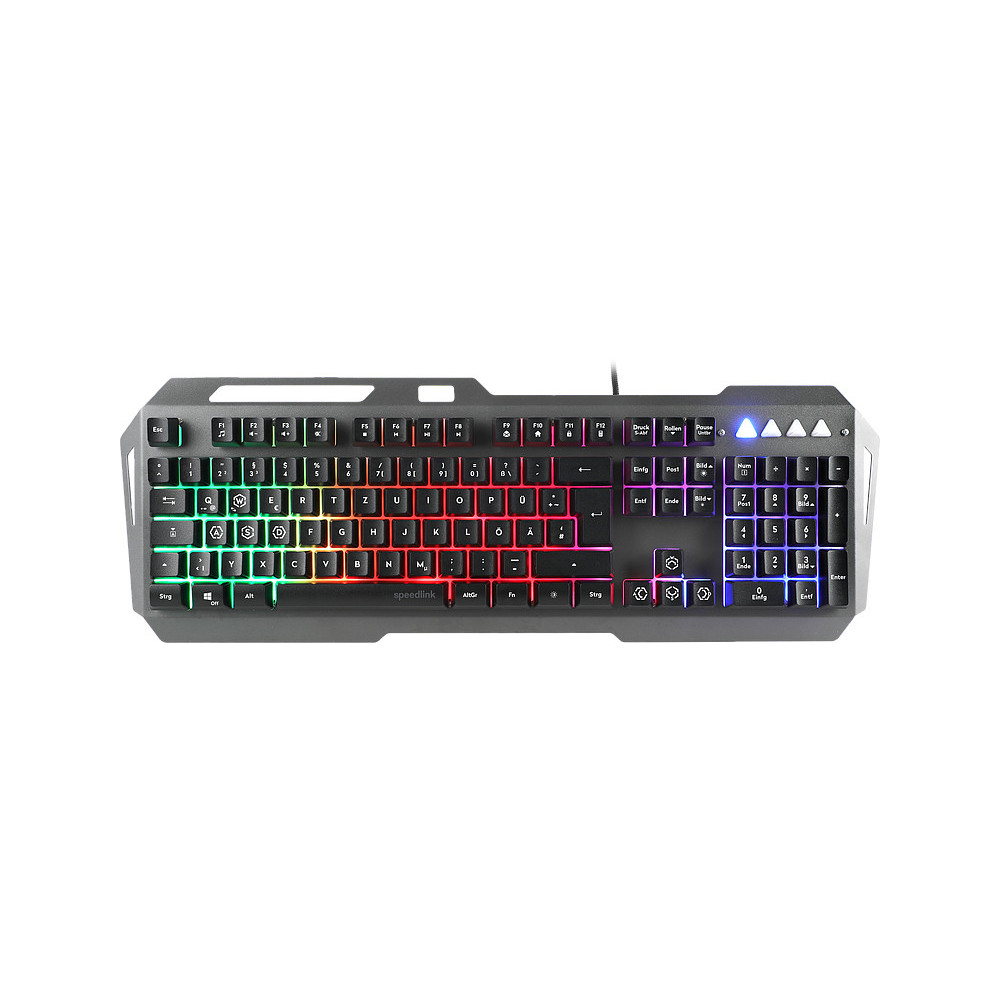 SPEEDLINK LUNERA clavier Jouer USB QWERTZ Allemand Noir SPEEDLINK LUNERA clavier Jouer USB QWERTZ Allemand Noir