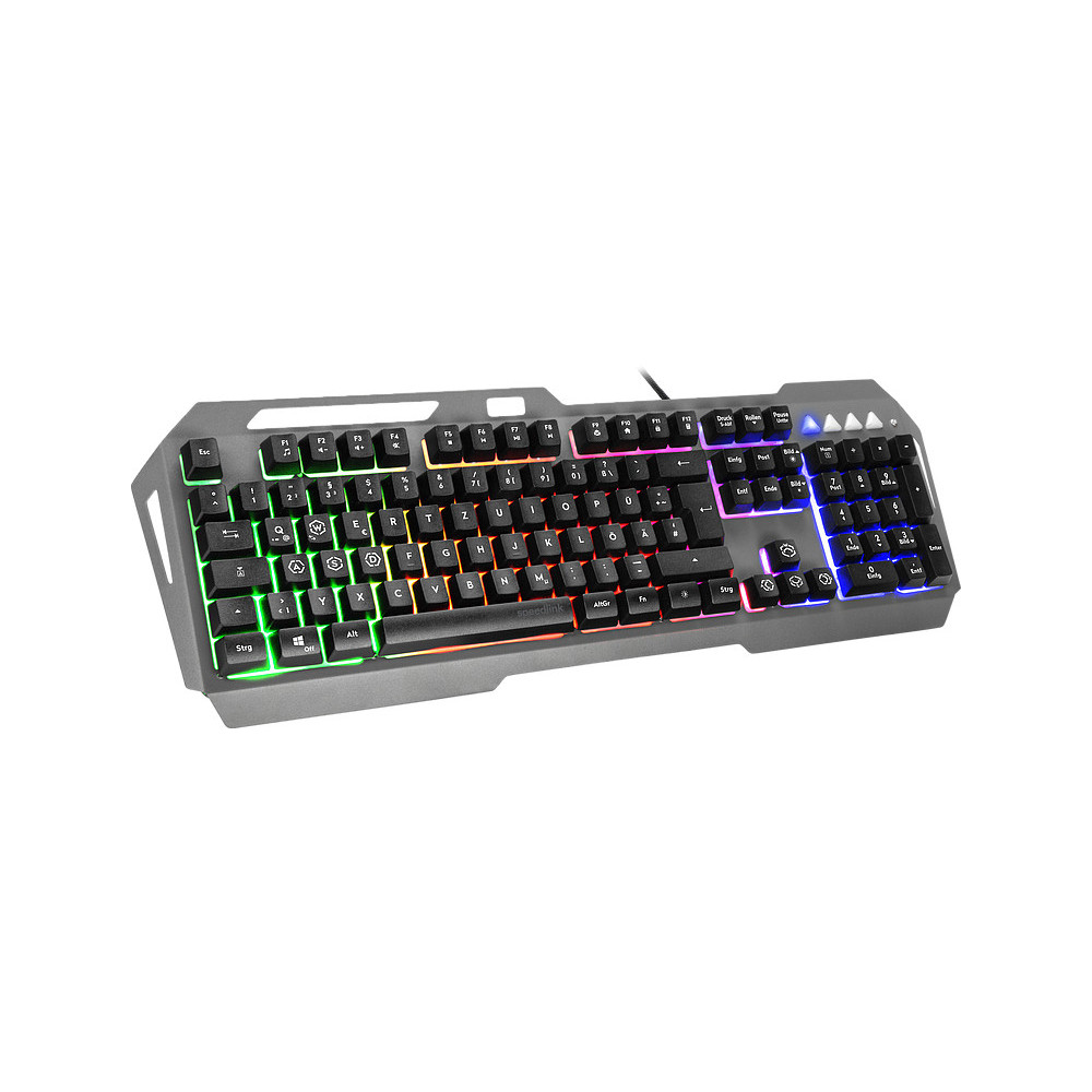 SPEEDLINK LUNERA clavier Jouer USB QWERTZ Allemand Noir