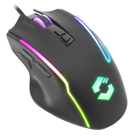 SPEEDLINK SL-680024-RRBK souris Jouer USB Type-A 800 DPI