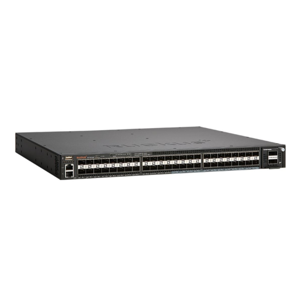 Brocade ICX7650-48F-E commutateur réseau Géré L2 L3 1U Noir Brocade ICX7650-48F-E commutateur réseau Géré L2 L3 1U Noir