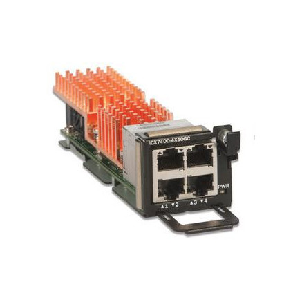 Brocade ICX7400-4X10GC module de commutation réseau