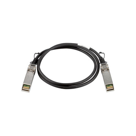 Brocade 10Gbps direct-attached SFP+ 1m câble coaxial Direct Attach Copper SFP+ Noir