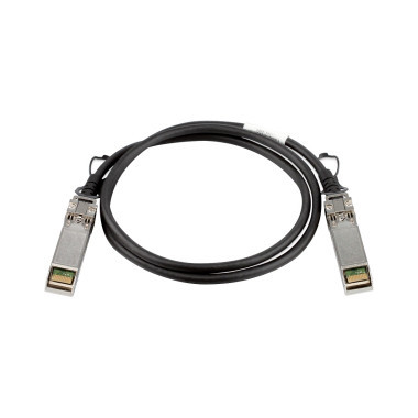 Brocade 10Gbps direct-attached SFP+ 1m câble coaxial Direct Attach Copper SFP+ Noir