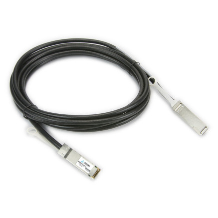 Brocade E40G-QSFP-QSFP-P-0101 câble InfiniBand et à fibres optiques 1 m Noir