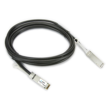 Brocade E40G-QSFP-QSFP-P-0101 câble InfiniBand et à fibres optiques 1 m Noir