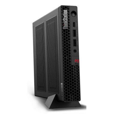 Lenovo ThinkStation P3 Tiny Intel® Core™ i5 i5-14600 16 Go DDR5-SDRAM 512 Go SSD NVIDIA RTX A400 Windows 11 Pro Mini PC Station