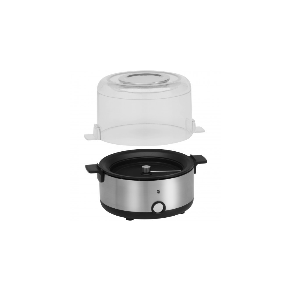 WMF KITCHENminis 0415470011 machine à popcorn Noir, Acier inoxydable 2,2 L 250 W