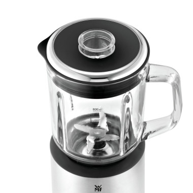 WMF KITCHENminis 0416490011 0,8 L Mélangeur de table 400 W Noir, Acier inoxydable, Transparent