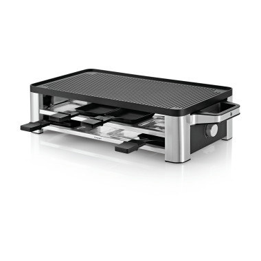 WMF Lono 0415040011 raclette 8 personne(s) 1500 W Noir, Chrome