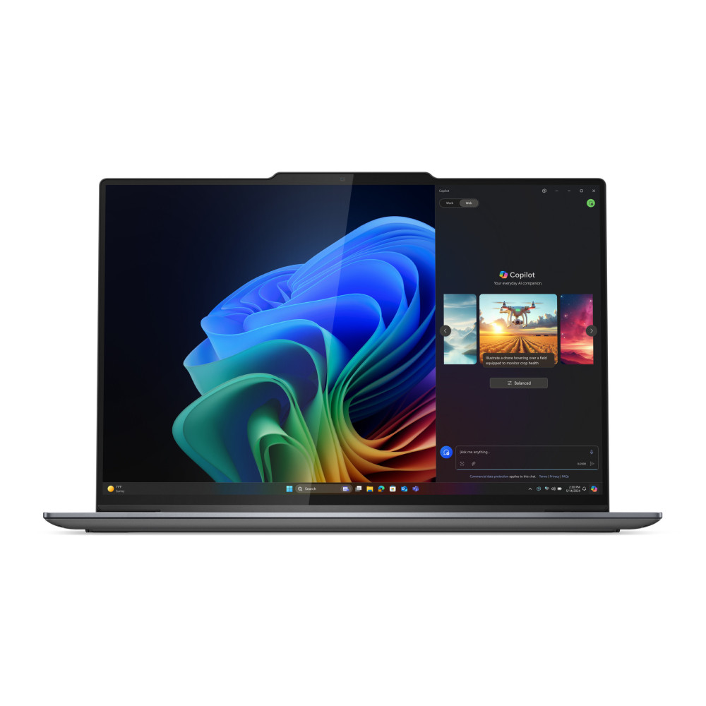 Lenovo X9-14 Intel Core Ultra 7 258V Ordinateur portable 35,6 cm (14") Écran tactile 2.8K 32 Go LPDDR5x-SDRAM 1 To SSD Wi-Fi 7