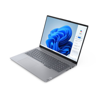 Lenovo 16 Intel Core Ultra 5 125U Ordinateur portable 40,6 cm (16") WUXGA 16 Go LPDDR5-SDRAM 512 Go SSD Wi-Fi 6E (802.11ax)