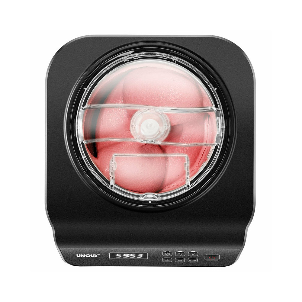Unold 48825 sorbetière Compresseur pour sorbetière 1,2 L 135 W Noir, Argent