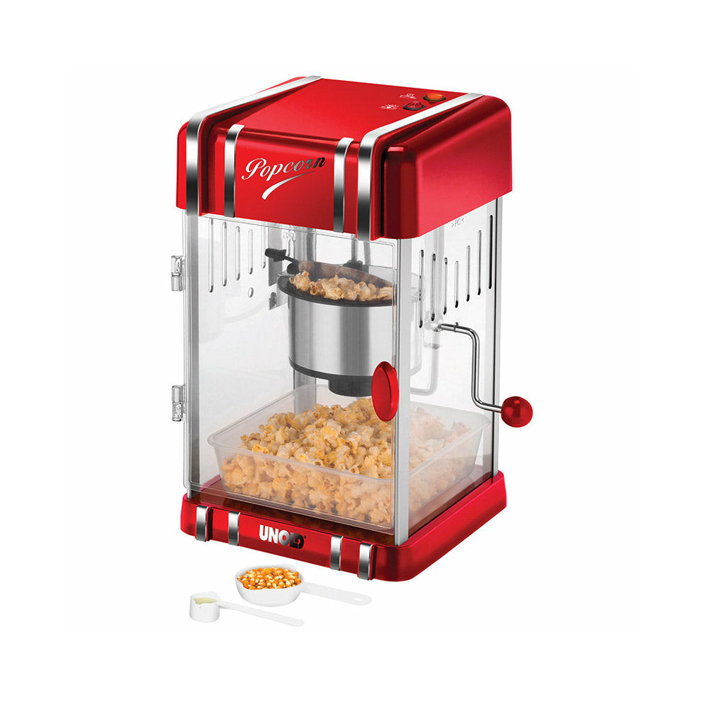 Unold 48535 machine à popcorn Rouge, Argent 300 W Unold 48535 machine à popcorn Rouge, Argent 300 W