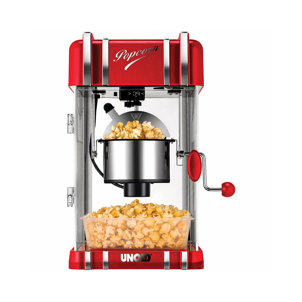 Unold 48535 machine à popcorn Rouge, Argent 300 W