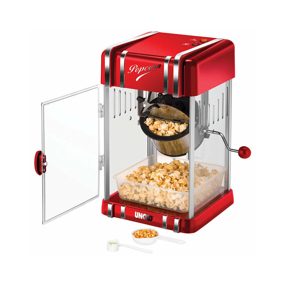 Unold 48535 machine à popcorn Rouge, Argent 300 W