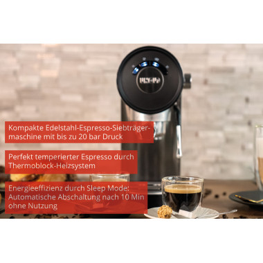 Unold Piccopresso Machine à expresso 0,9 L