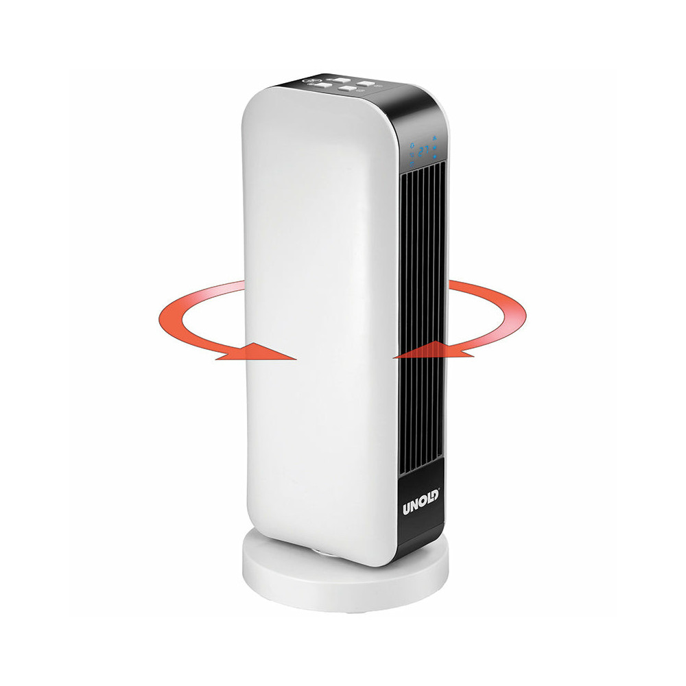 Unold 86430 appareil de chauffage Intérieure Noir, Blanc 2000 W Chauffage de ventilateur électrique