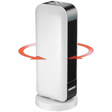 Unold 86430 appareil de chauffage Intérieure Noir, Blanc 2000 W Chauffage de ventilateur électrique