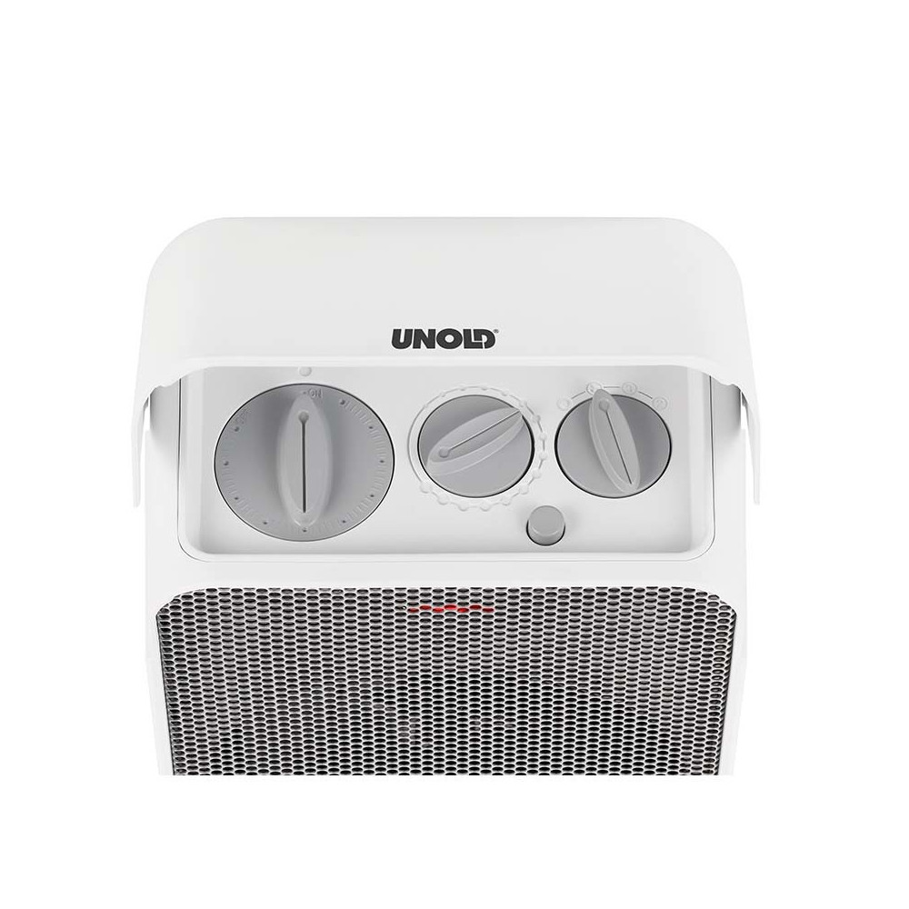 Unold 86450 appareil de chauffage Intérieure Gris, Blanc 2000 W Chauffage de ventilateur électrique