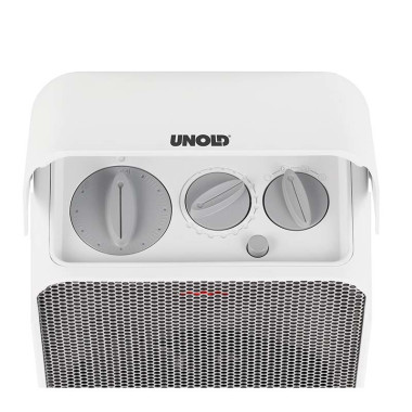Unold 86450 appareil de chauffage Intérieure Gris, Blanc 2000 W Chauffage de ventilateur électrique