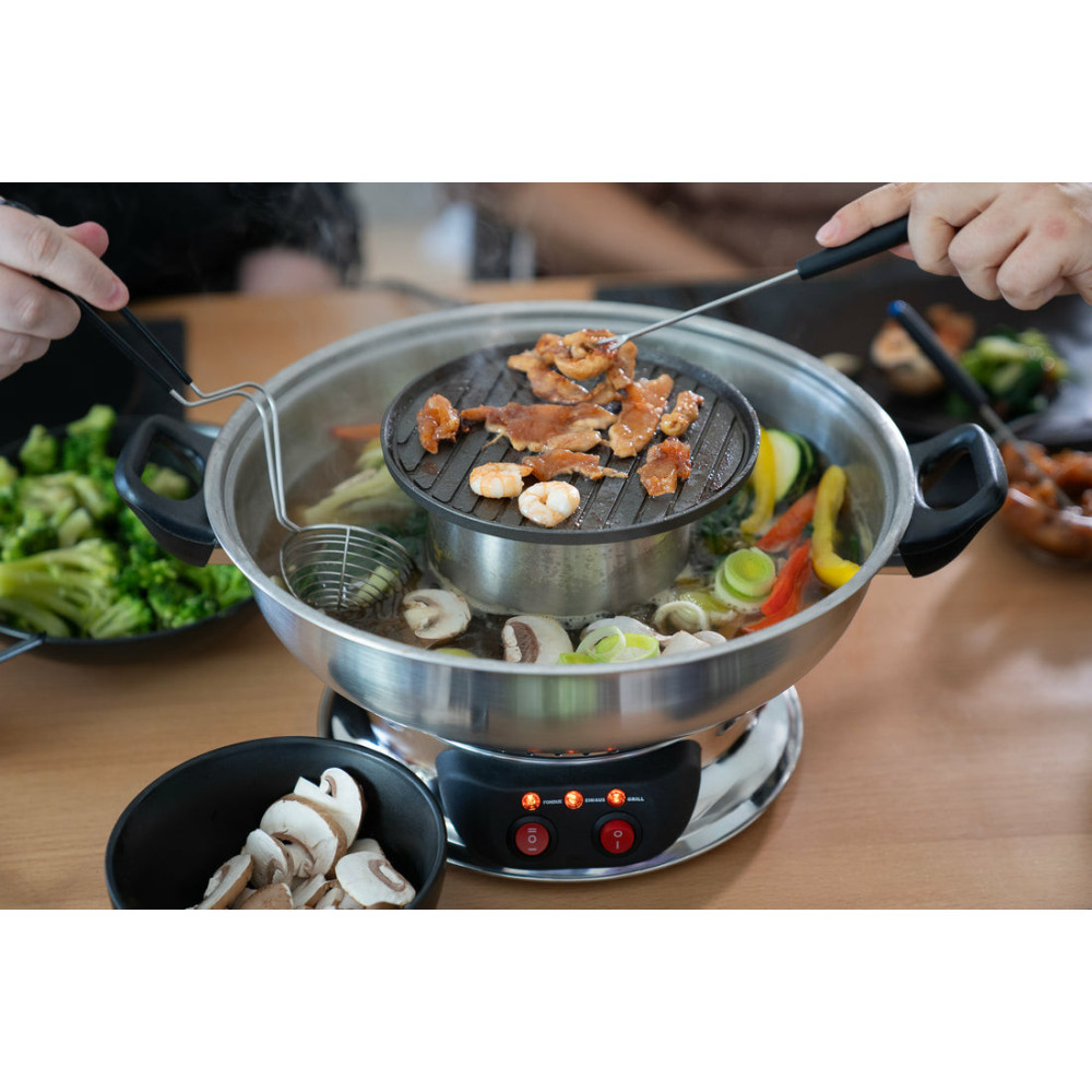 Unold 48746 appareil à fondue, raclette et wok 2 L 6 personne(s)