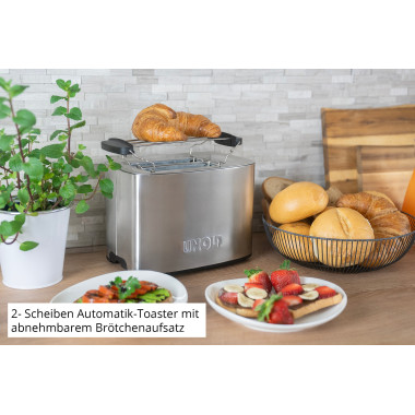 Unold Toaster Thommy 2 part(s) 850 W Acier inoxydable