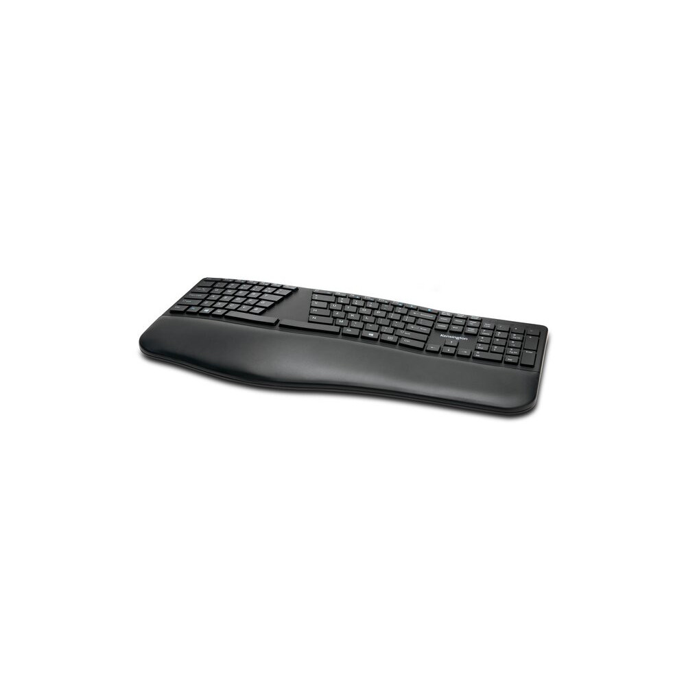 Kensington Pro Fit Ergo clavier Universel FR sans fil +USB QWERTZ Allemand Noir
