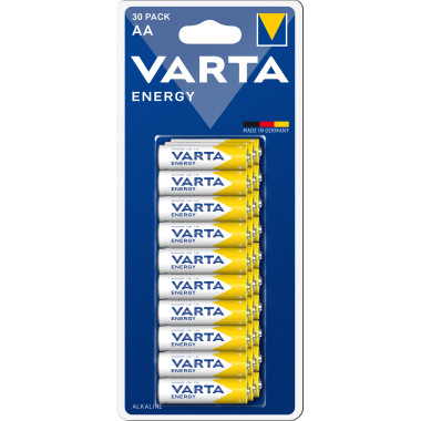 Varta ENERGY AA Blister 30 Batterie à usage unique Alcaline