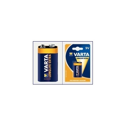 Varta Longlife Extra 9 V block Batterie à usage unique Alcaline