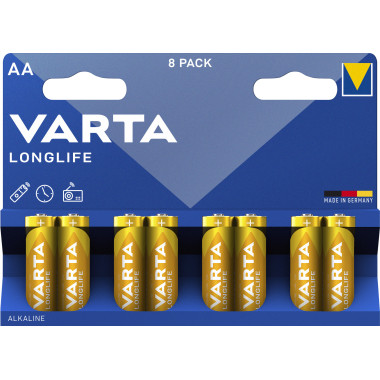 Varta Longlife AA Batterie à usage unique Alcaline