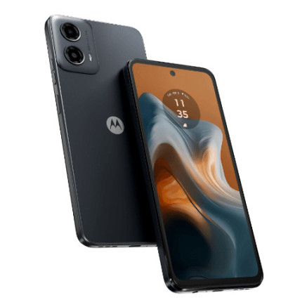 Motorola G34 16,5 cm (6.5") Double SIM Android 14 5G USB Type-C 4 Go 128 Go 5000 mAh Noir, Charbon de bois