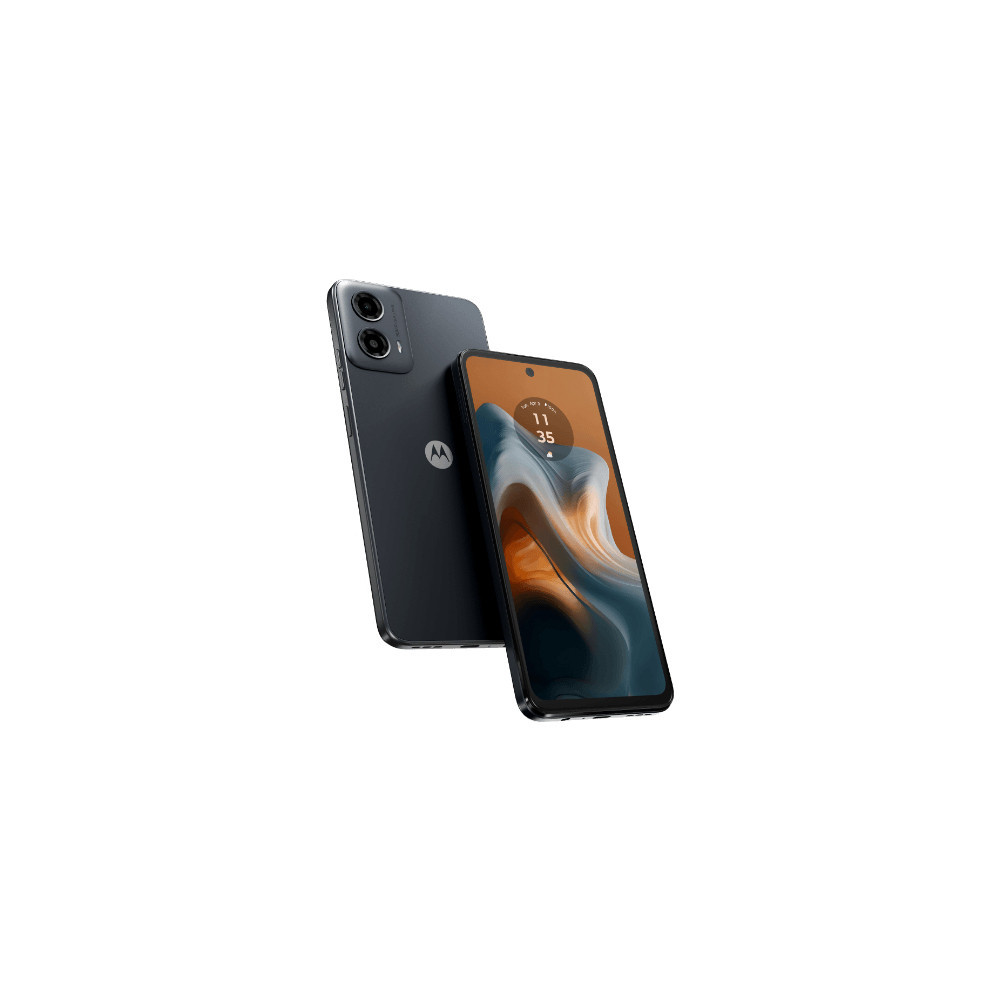 Motorola G34 16,5 cm (6.5") Double SIM Android 14 5G USB Type-C 4 Go 128 Go 5000 mAh Noir, Charbon de bois Motorola G34 16,5 cm (6.5") Double SIM Android 14 5G USB Type-C 4 Go 128 Go 5000 mAh Noir, Charbon de bois