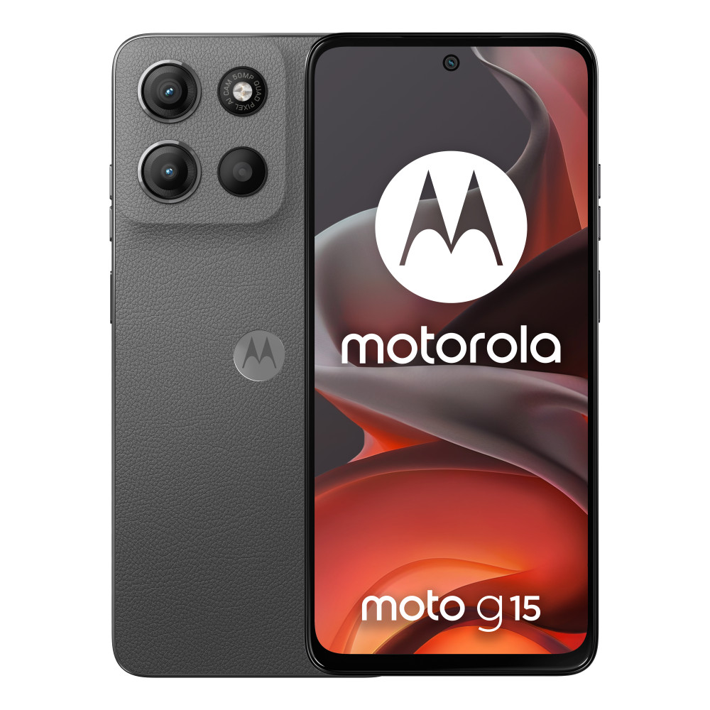 Motorola moto g15 17,1 cm (6.72") Double SIM Android 15 4G USB Type-C 8 Go 256 Go 5200 mAh Gris
