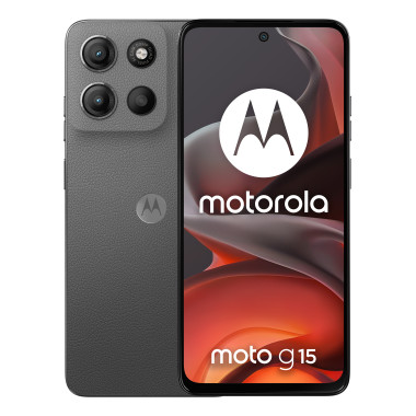 Motorola moto g15 17,1 cm (6.72") Double SIM Android 15 4G USB Type-C 8 Go 256 Go 5200 mAh Gris