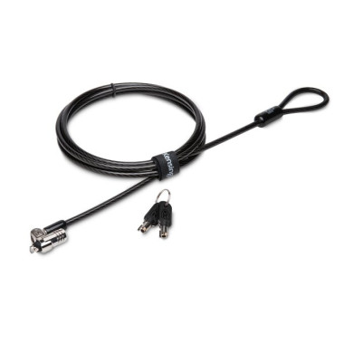 Kensington K65042EUM câble antivol Noir, Argent
