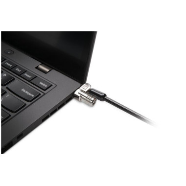 Kensington K65042EUM câble antivol Noir, Argent