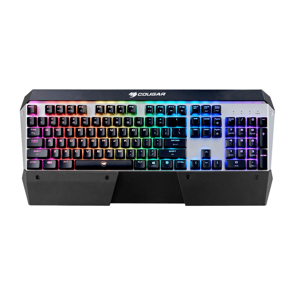 COUGAR Gaming Attack X3 RGB clavier Jouer USB Noir, Argent COUGAR Gaming Attack X3 RGB clavier Jouer USB Noir, Argent