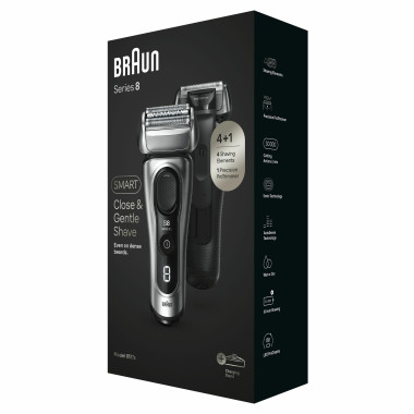 Braun Series 8 8517s Tondeuse Argent