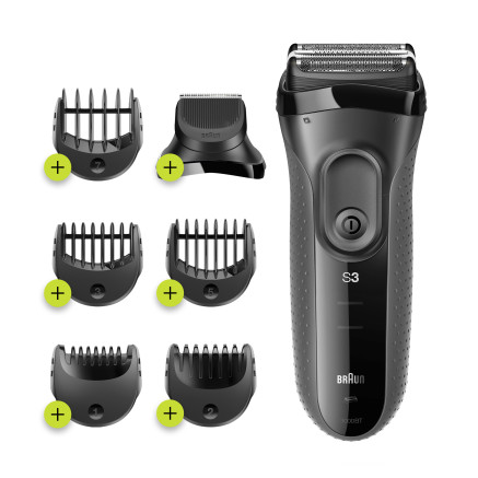 Braun Series 3 3000BT Rasoir à grille Tondeuse Gris