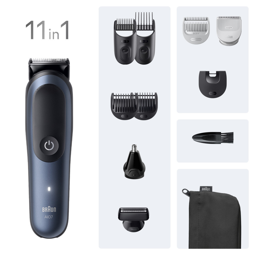 Braun AIO7540 Noir, Bleu 14 Lithium-Ion (Li-Ion)