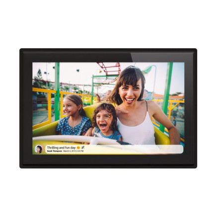 Braun DigiFrame 1019 cadre photos numériques Noir 25,6 cm (10.1") Écran tactile Wifi