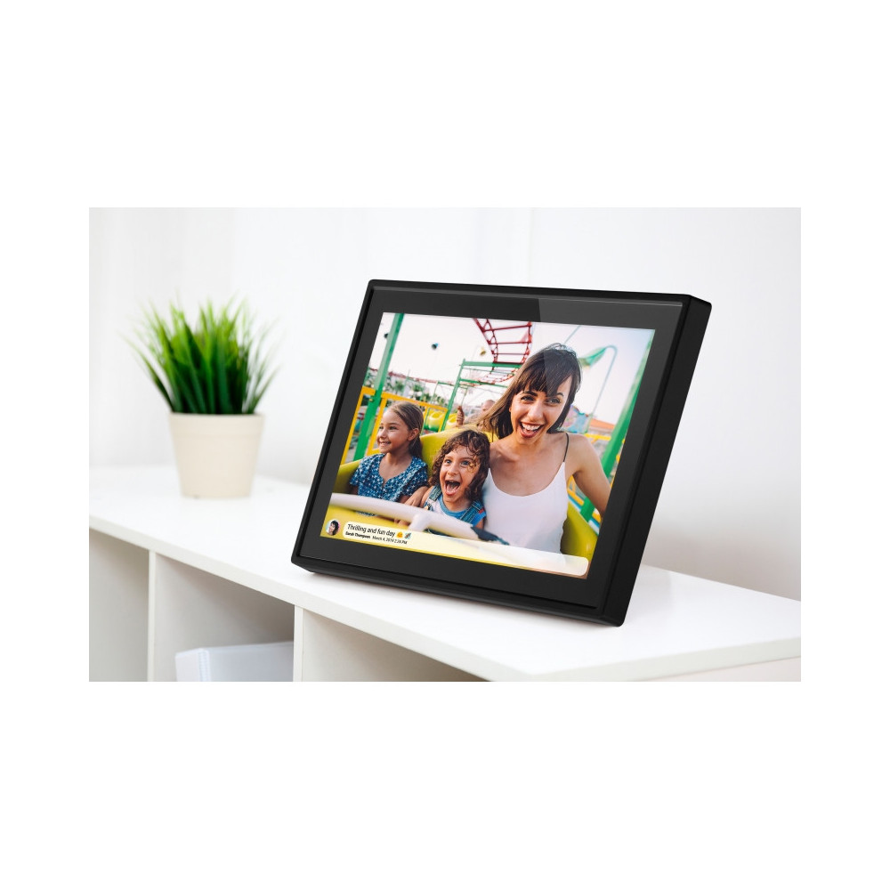 Braun DigiFrame 1019 cadre photos numériques Noir 25,6 cm (10.1") Écran tactile Wifi