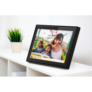 Braun DigiFrame 1019 cadre photos numériques Noir 25,6 cm (10.1") Écran tactile Wifi